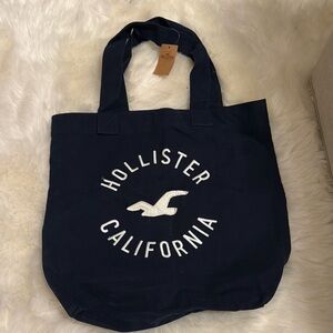 Vintage Hollister Navy Blue Tote Bag
